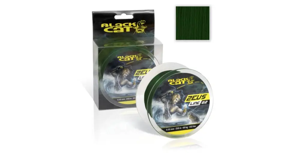 Black Cat Splétaná Šňůra Zeus Line G2 250 m Přímo Od Výrobce