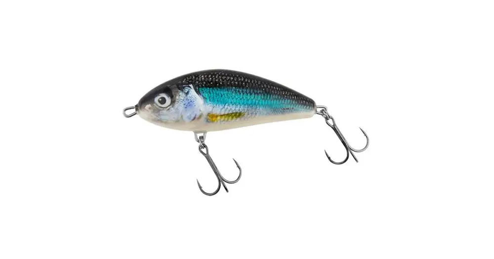 Salmo Wobler Fatso Sinking 8 Spotted Holo Smelt 8 cm Výhodná Nabídka
