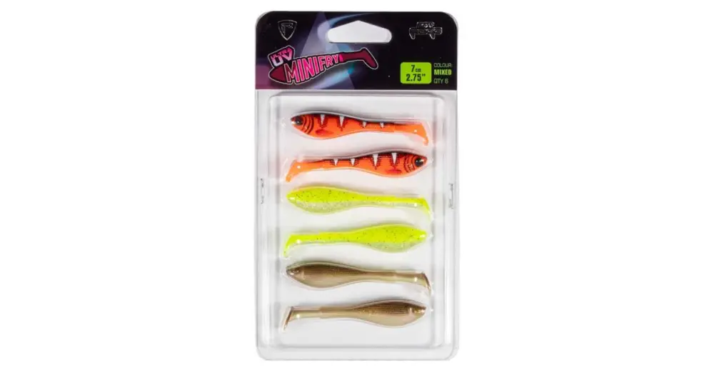 Fox Rage Gumová Nástraha Micro Fry Mixed Colour Pack 4 cm Přímo Od Výrobce