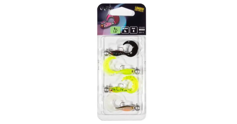 Výprodej Fox Rage Gumová Nástraha Micro Grub Tail MX UV CP Loaded 4 cm