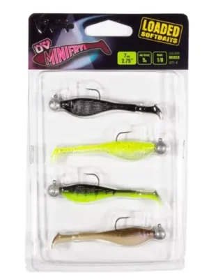 Zlevněný Fox Rage Gumová Nástraha UV Mini Fry Mixed Colour Loaded Lure Pack