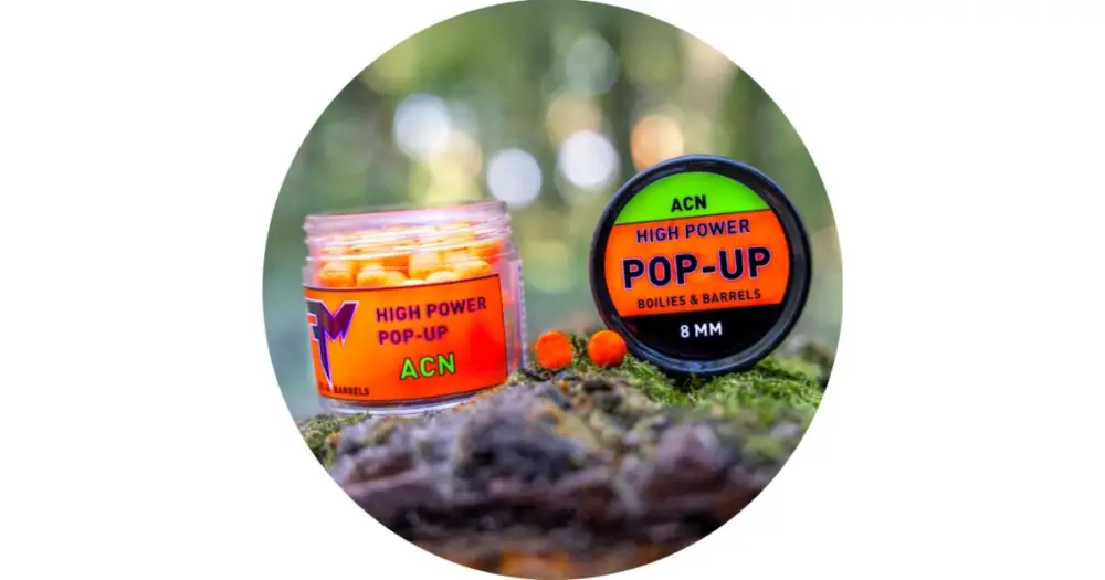 Novinka Feedermania Plovoucí Nástrahy High Power Pop-Up Boilies & Barrels 8 mm - ACN