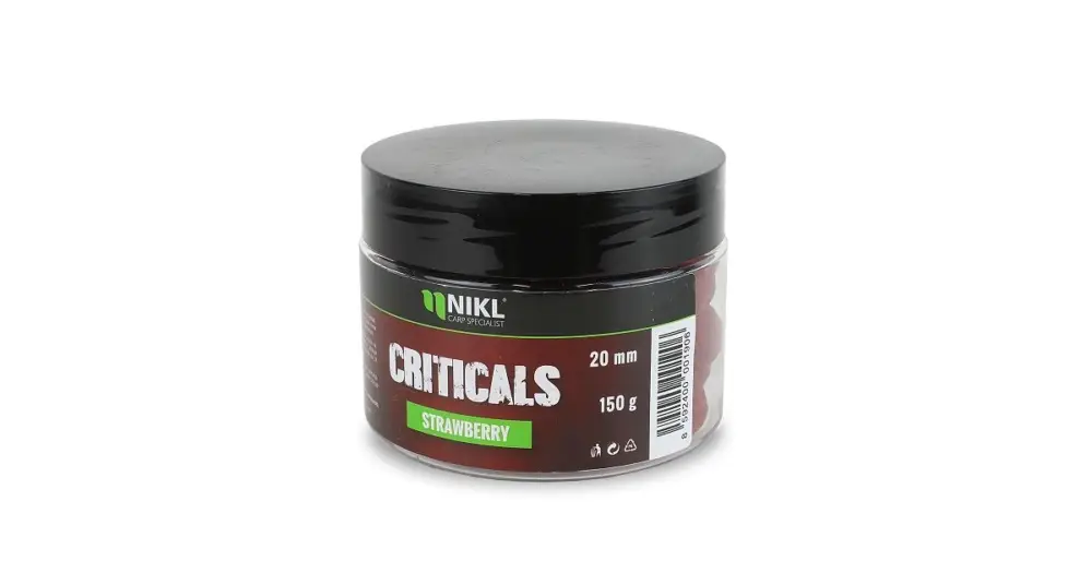 Nikl Criticals boilie Strawberry 150 g - 24 mm Výhodná Nabídka