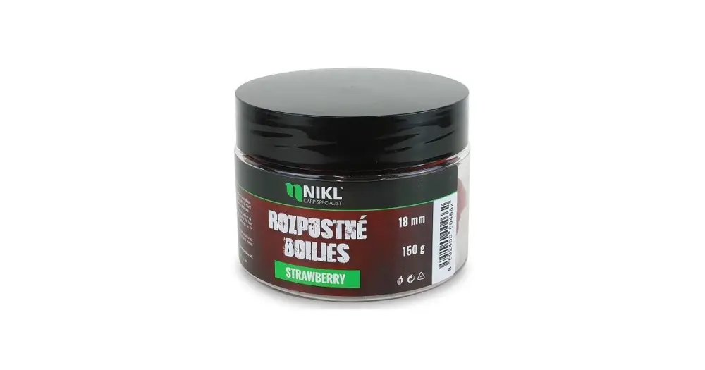 Nikl Rozpustné Boilies Strawberry 150 g - 14 mm Nejlepší Cena