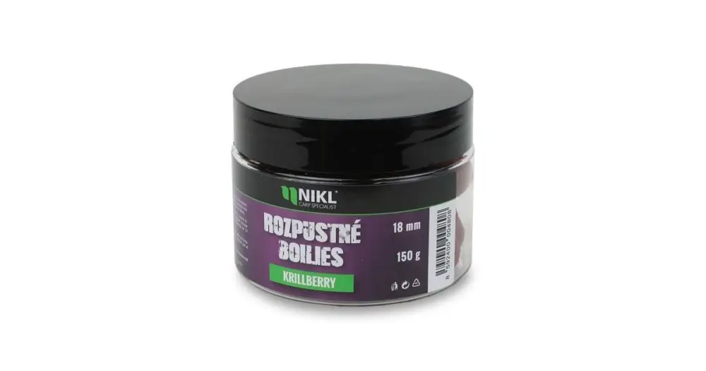 Must-Have Nikl Rozpustné Boilies Krill Berry 150 g - 18 mm