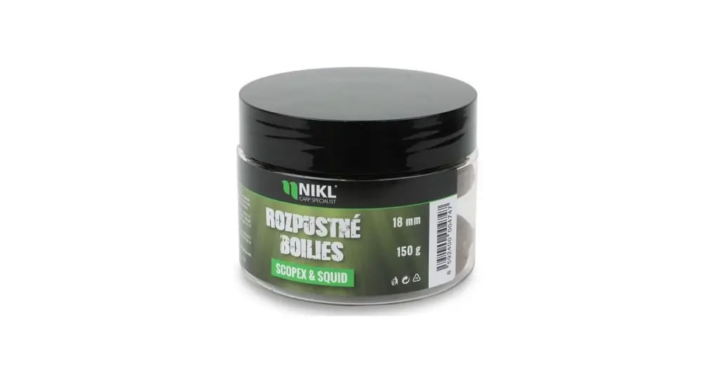 Nejlepší Cena Nikl Rozpustné Boilies Scopex & Squid 150 g - 18 mm