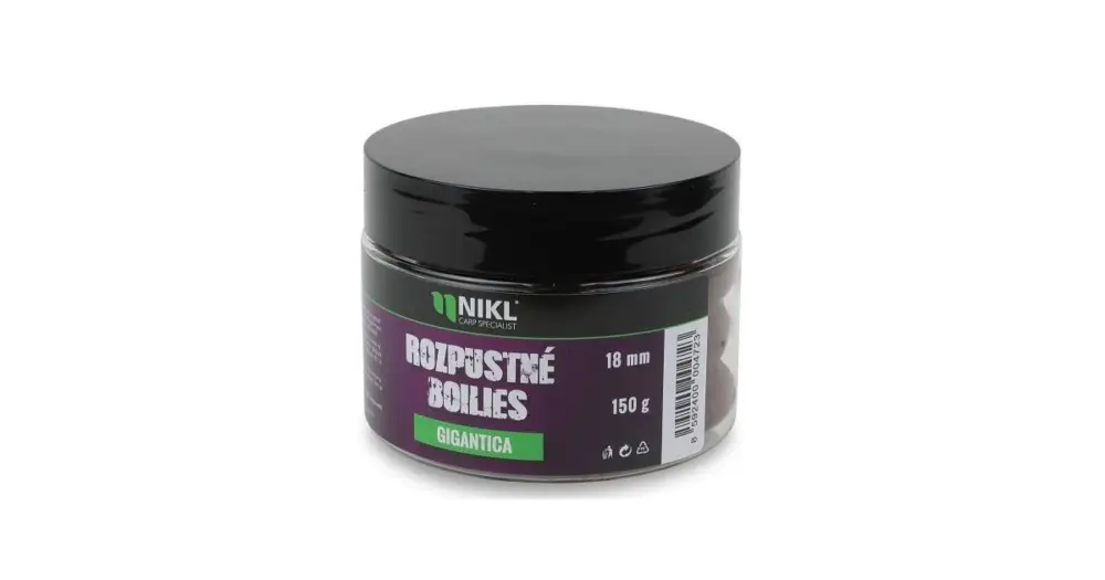 Hit Sezóny Nikl Rozpustné Boilies Gigantica 150 g - 18 mm
