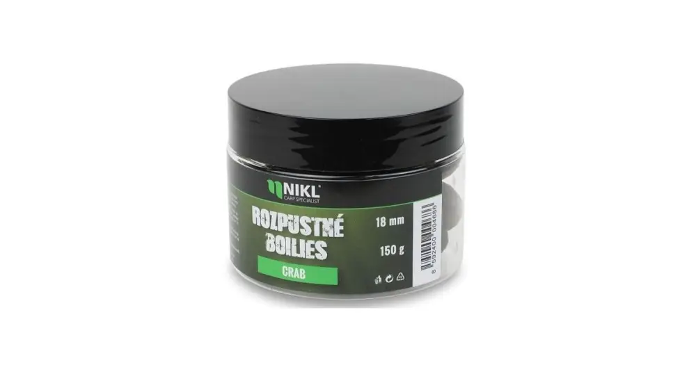 Nikl Rozpustné Boilies Crab 150 g - 14 mm Sleva
