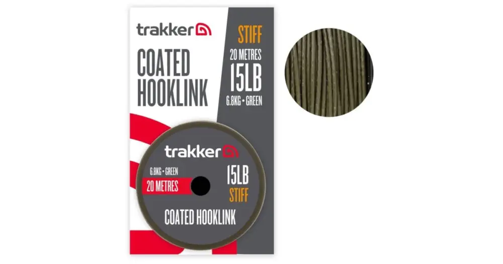 Novinka Trakker Návazcová Šňůra Stiff Coated Hooklink 20 m
