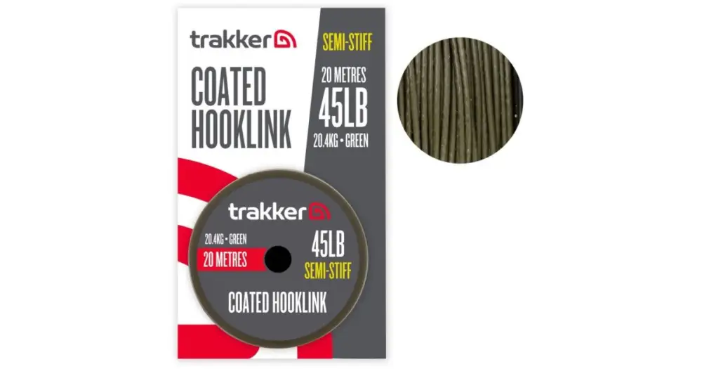 Koupit Online Trakker Návazcová Šňůra Semi Stiff Coated Hooklink 20 m - 45 lb 20,4 kg