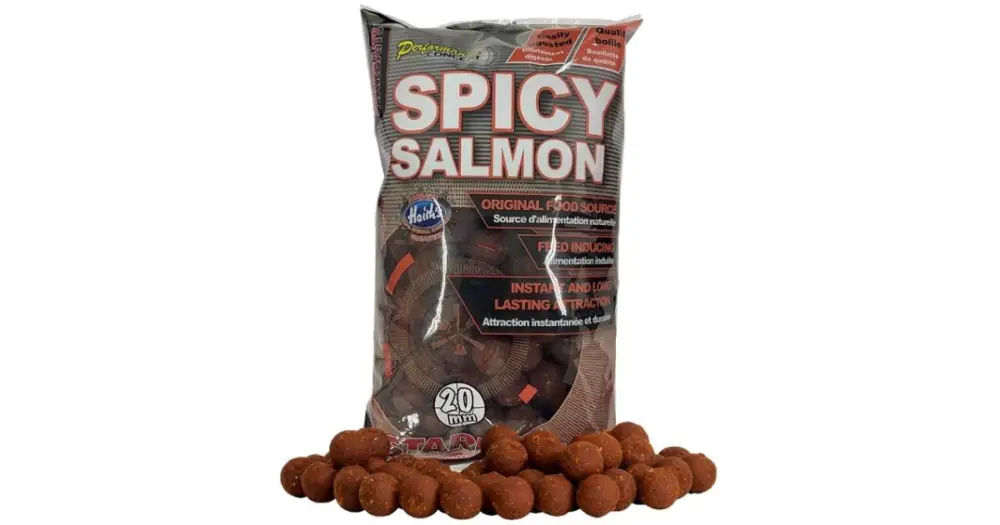 Pouze Dnes Starbaits Boilie Spicy Salmon - 2 kg 14 mm