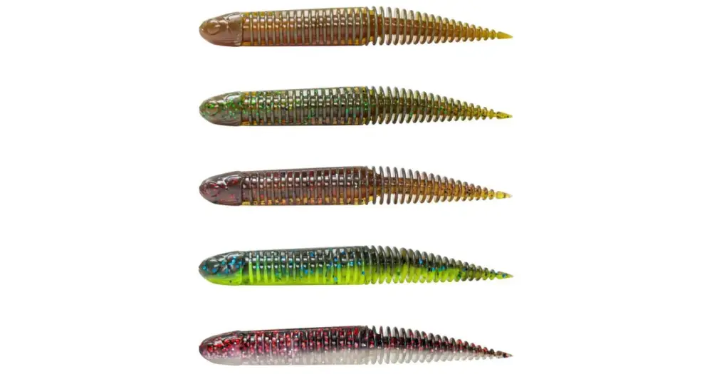 Časově Omezené Savage Gear Gumová Nástraha Ned Dragon Tail Slug Clear Water Mix 5 ks - 10 cm 5,5 g