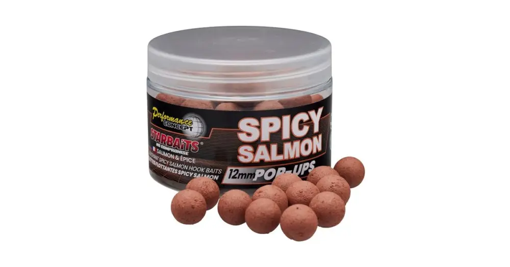 Cenový Hit Starbaits Plovoucí Boilie Pop Up Spicy Salmon 50 g