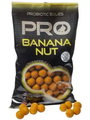 Akční Nabídka Starbaits Boilie Pro Banana Nut - 800 g 24 mm