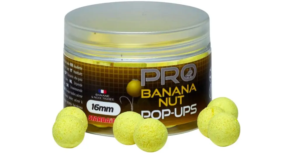 Starbaits Plovoucí Boilie Pop Up Pro Banana Nut 50 g Víkendová Akce