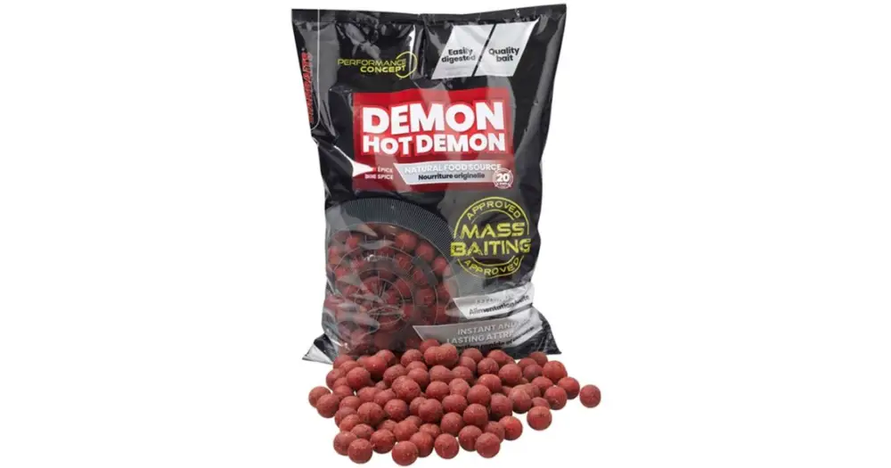 Časově Omezené Starbaits Boilies Mass Baiting Hot Demon 3 kg - 14 mm