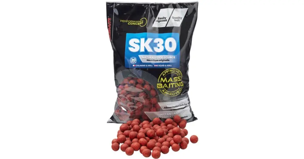 Starbaits Boilies Mass Baiting SK30 3 kg - 24 mm Vysoce Kvalitní