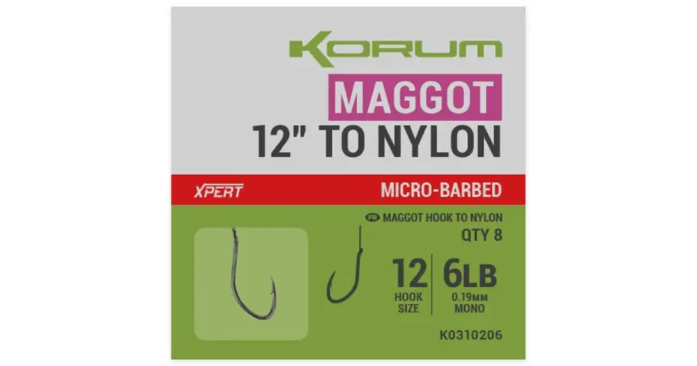 Korum Návazce Xpert Maggot Barbed To Nylon 30 cm - #14 0,17 mm 5 lb Nízká Cena
