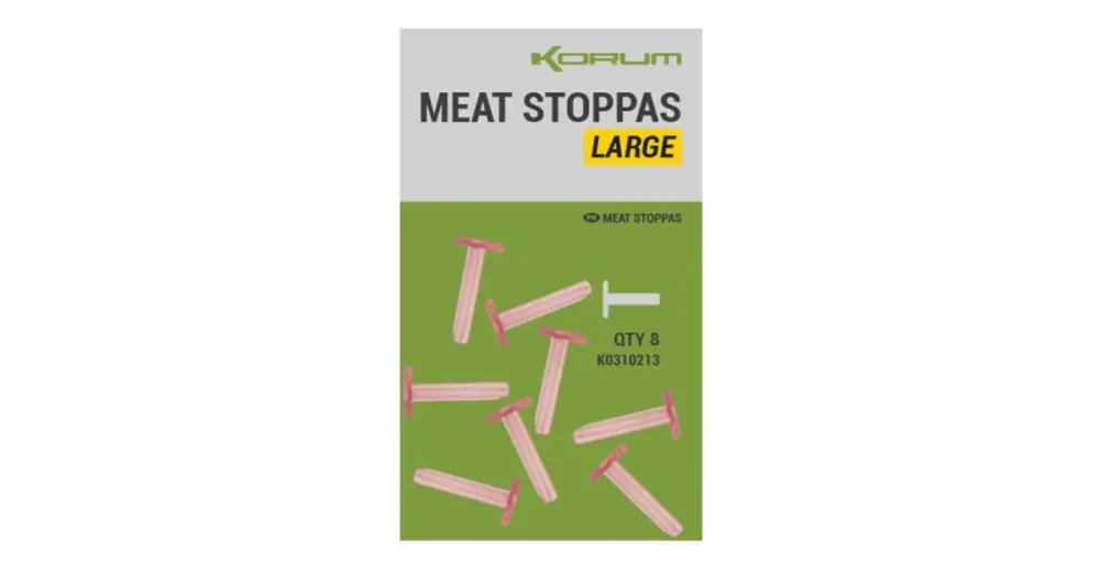 Korum Zarážky Meat Stoppas - Large Nejlepší Volba