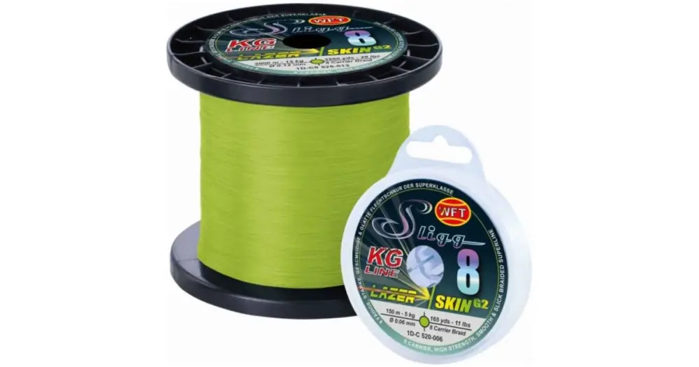 WFT Splétaná Šňůra Sligg 8 150 m - 0,14 mm 14 kg Oblíbený