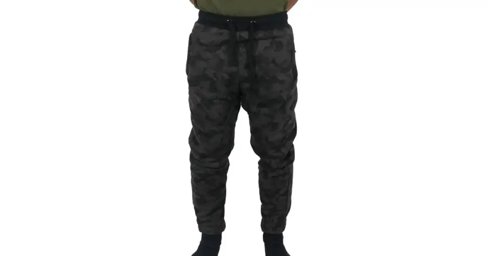 Mikbaits Tepláky Black Camou Jogger Sherpa - XL Vrácení Zdarma