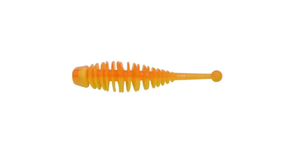 Výprodej Berkley Gumová Nástraha PowerBait Power Naiad Fluo Orange Sunshine Yellow - 3 cm 12 ks