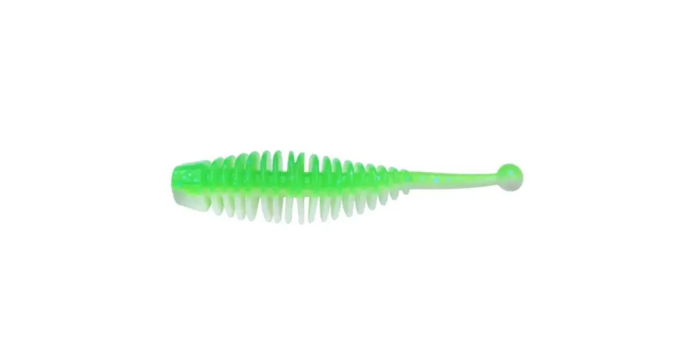 Berkley Gumová Nástraha PowerBait Power Naiad Spring Green White - 7 cm 8 ks Sleva