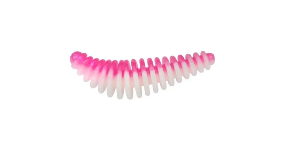 Zlevněný Berkley Gumová Nástraha PowerBait Power Pupa Pink White - 4,5 cm 8 ks
