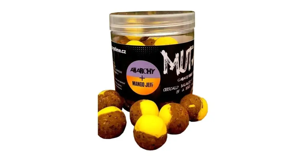 G.B.U. Vyvážené Boilies Mutant Anarchy Mango Jeff 130 g - 24 mm Horká Nabídka