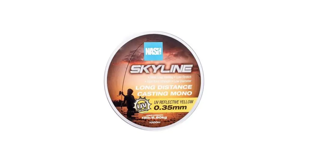 Nash Vlasec Skyline Mono UV Yellow 1000 m - 0,35 mm 6,8 kg Sezónní Sleva