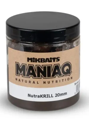 Zlevněný Mikbaits Boilie V Dipu Maniaq NutraKrill 250 ml - 24 mm
