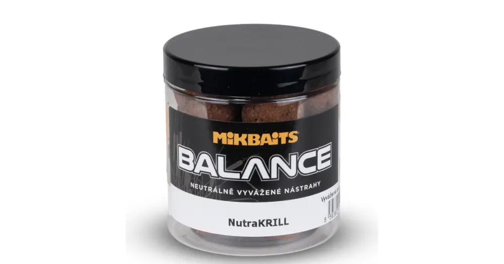 Aktuální Mikbaits Boilie Balance Maniaq NutraKrill 250 ml - 24 mm