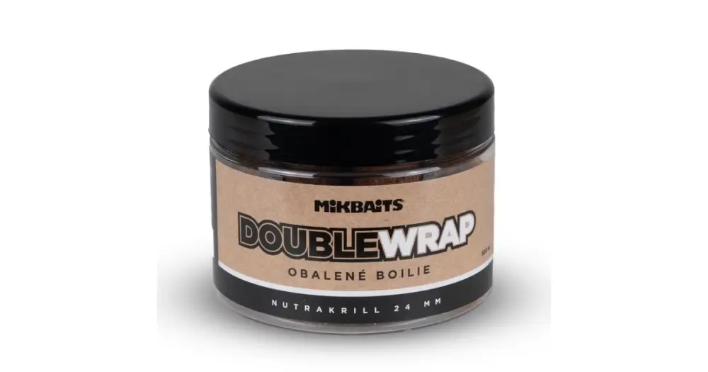 Mikbaits Double Wrap Boilie Maniaq NutraKrill 500 ml - 24 mm Cenový Hit