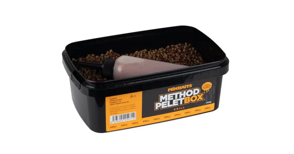 Mikbaits Method Pelet Box 400 g + 120 ml Activator - Krill Cenový Hit