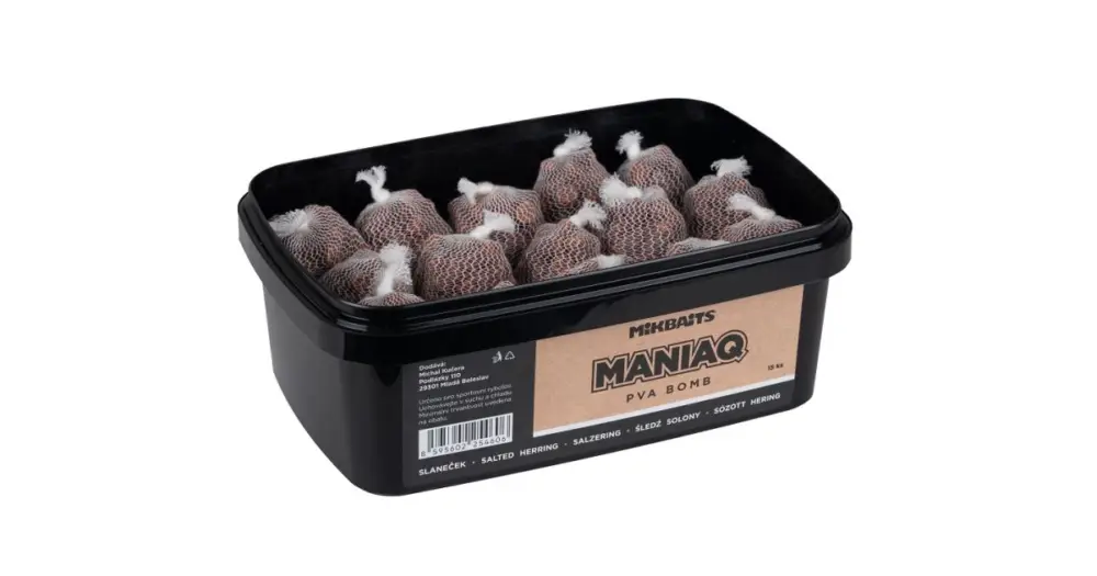 Mikbaits PVA Bomb Maniaq Slaneček 15 ks Rychlé Dodání