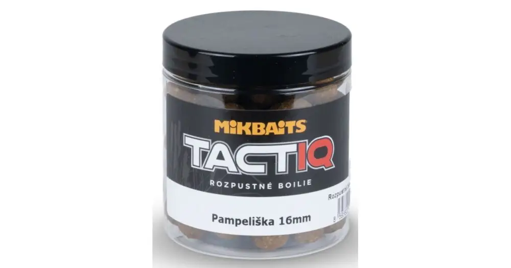 Mikbaits Rozpustné Boilies Tactiq Pampeliška 250 ml - 16 mm Bezpečná Platba