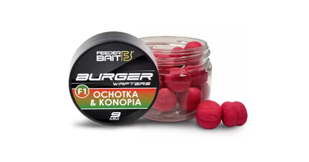 FeederBait Burger Wafters 9 mm - Patentka Konopí Značkový