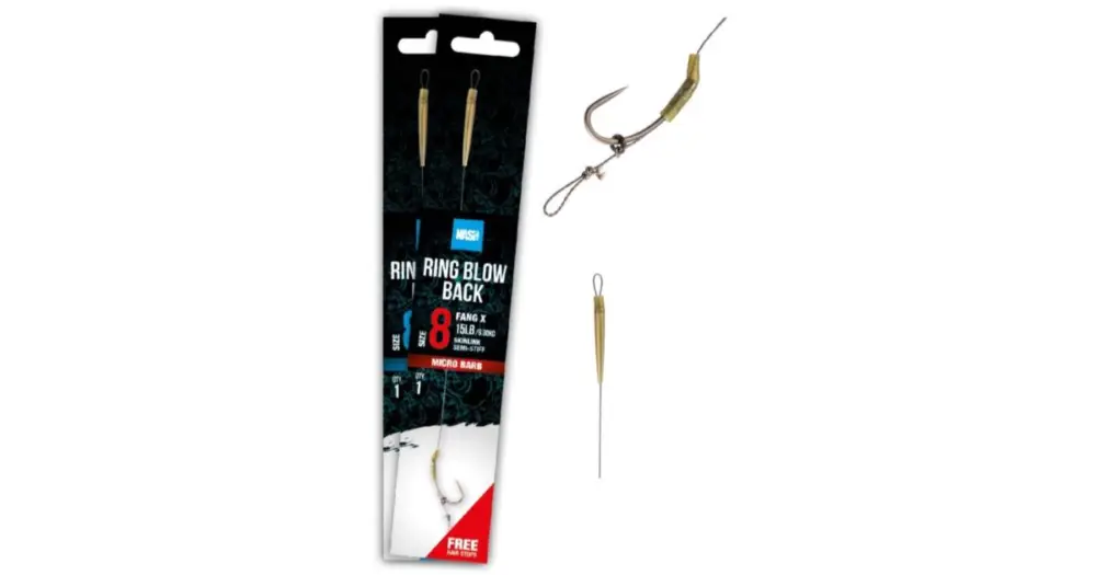 Sezónní Sleva Nash Návazec Tube Blow Back Rig Barbless - Velikost Háčku 4