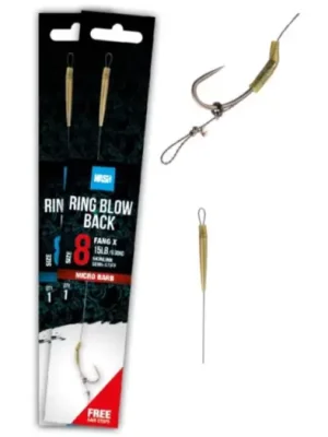 Aktuální Nash Návazec Tube Blow Back Rig Barbless