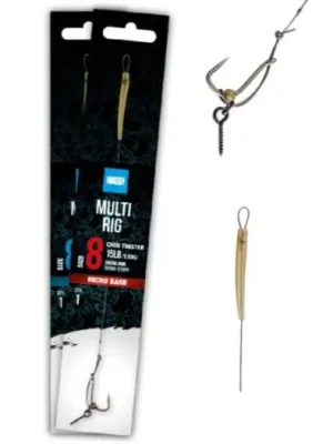 Aktuální Nash Návazec Multi Rig Barbless - Velikost Háčku 8
