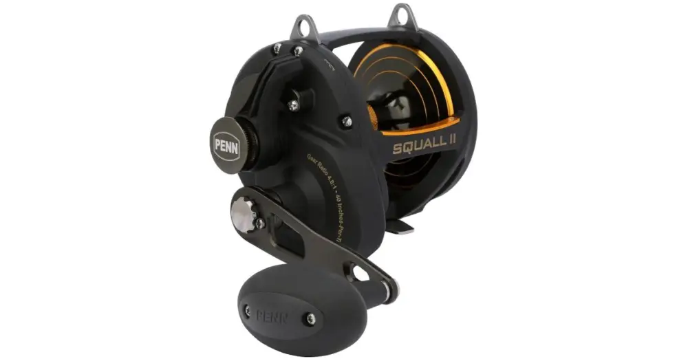 Penn Multiplikátor Squall II Lever Drag Reel 50 RH Doprava Zdarma