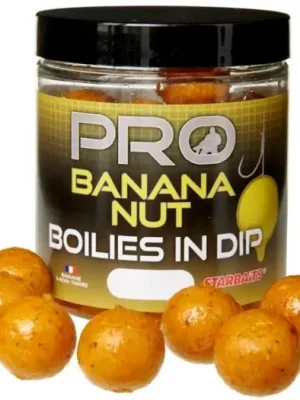 Akční Cena Starbaits Boilies In Dip Probiotic Banana Nut 150 g - 24 mm