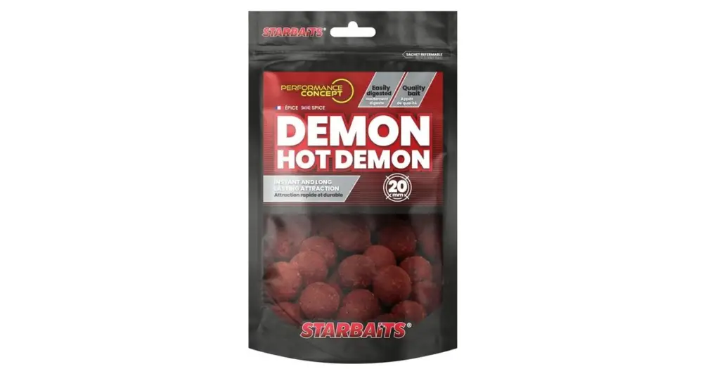 Výhodná Nabídka Starbaits Boilie Hot Demon - 200 g 20 mm