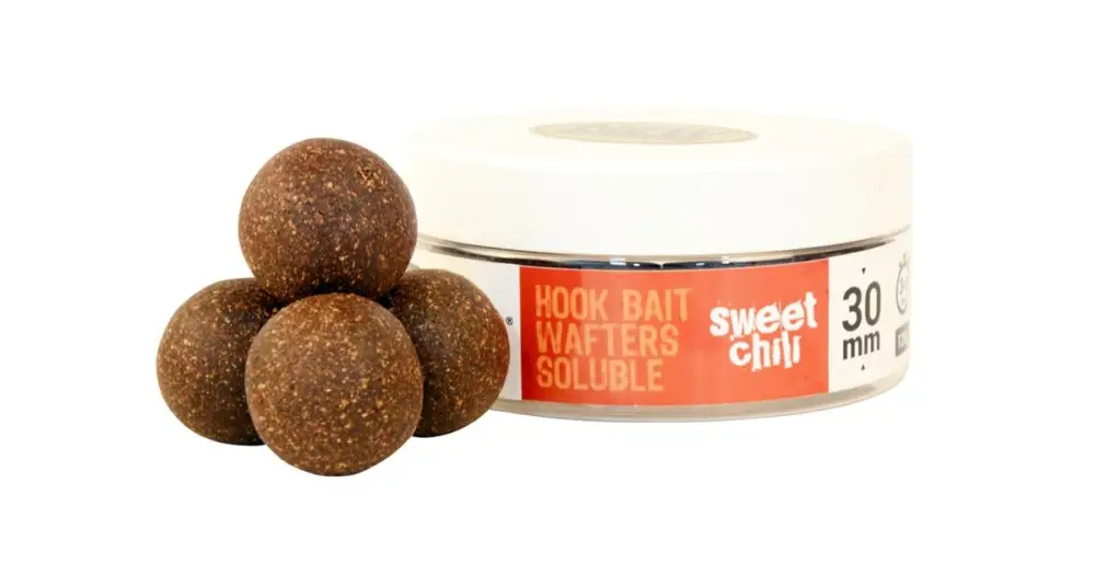 Nejlepší Volba The One Vyvážené Boile Hook Bait Wafters Soluble 30 mm - Sweet Chilli