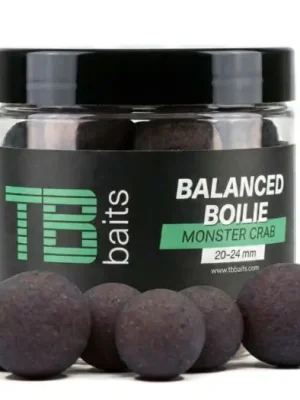 Akční Nabídka TB Baits Vyvážené Boilie Balanced + Atraktor Monster Crab 100 g 20-24 mm