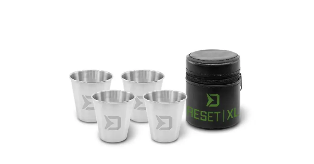 Nakupujte Hned Delphin Set Nerezových Pohárků RESET XL 4v1