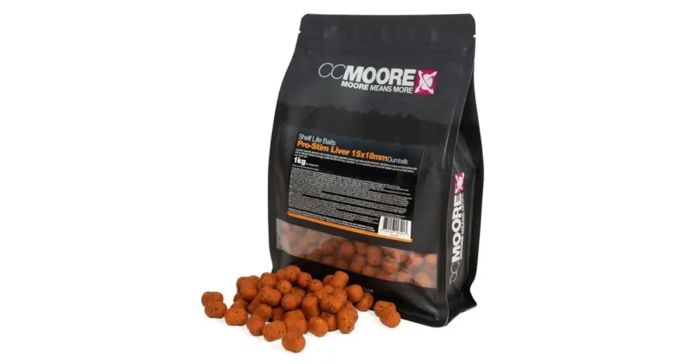 Ověřený CC Moore Dumbells Pro-Stim Liver - 5 kg 15x18 mm