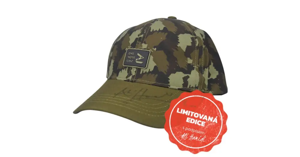 One More Cast Podepsaná Kšiltovka Shadow Camo Cap Top Prodej