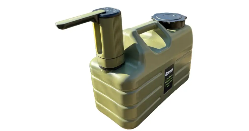 Nová Kolekce Holdcarp Set Automatická Pumpa Smart Rechargeable Tap + Kanystr Cubic Water Carrier 11 l