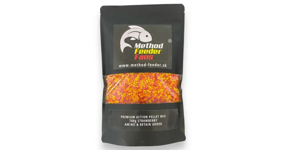 Method Feeder Fans Pelety Premium Action Fluo Pellet 700 g - Jahoda Aktuální